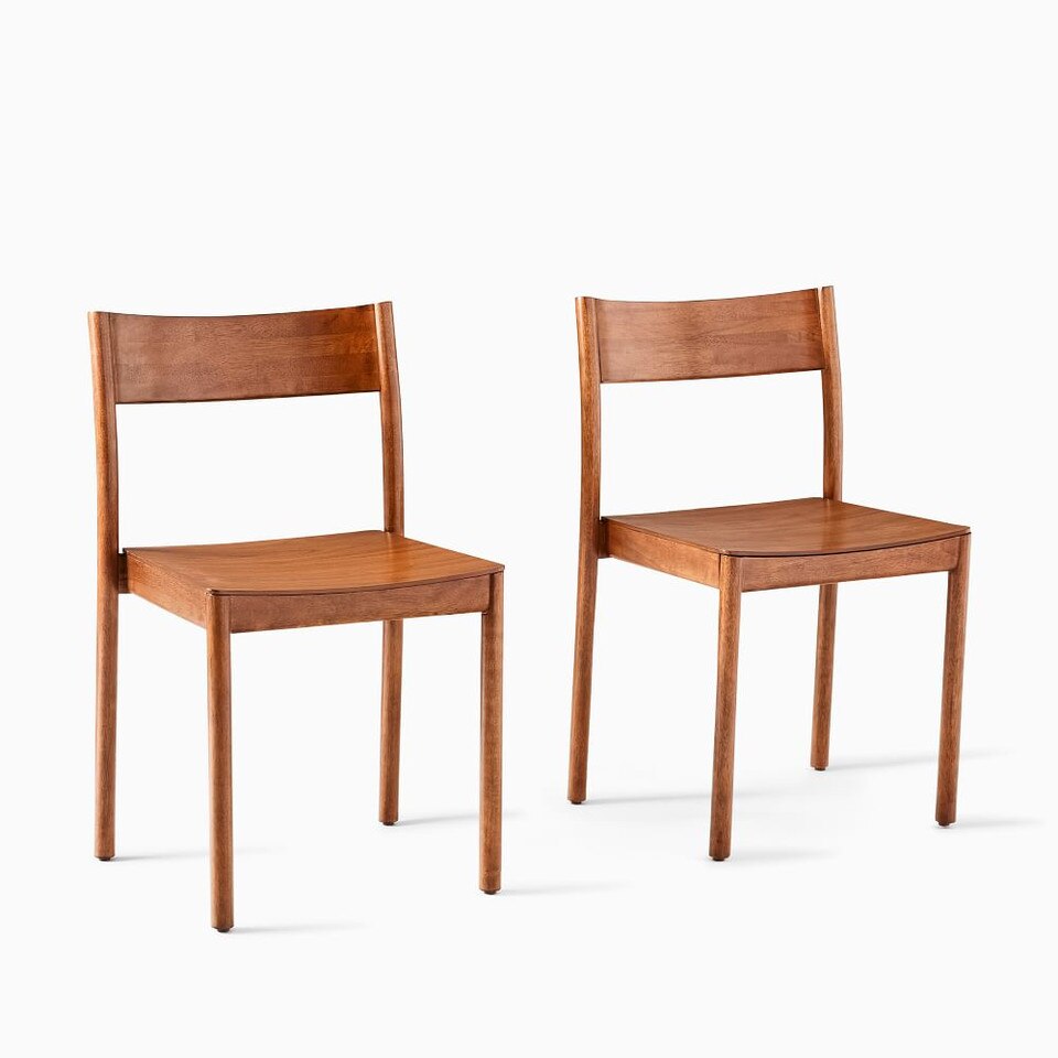Berkshire Stacking Dining Chair (Set of 2) West Elm UK